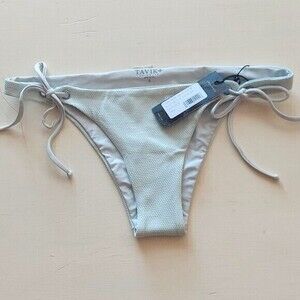 Tavik Ricci Bottom Glossy Pique Light Blue Swim NEW Sz Small